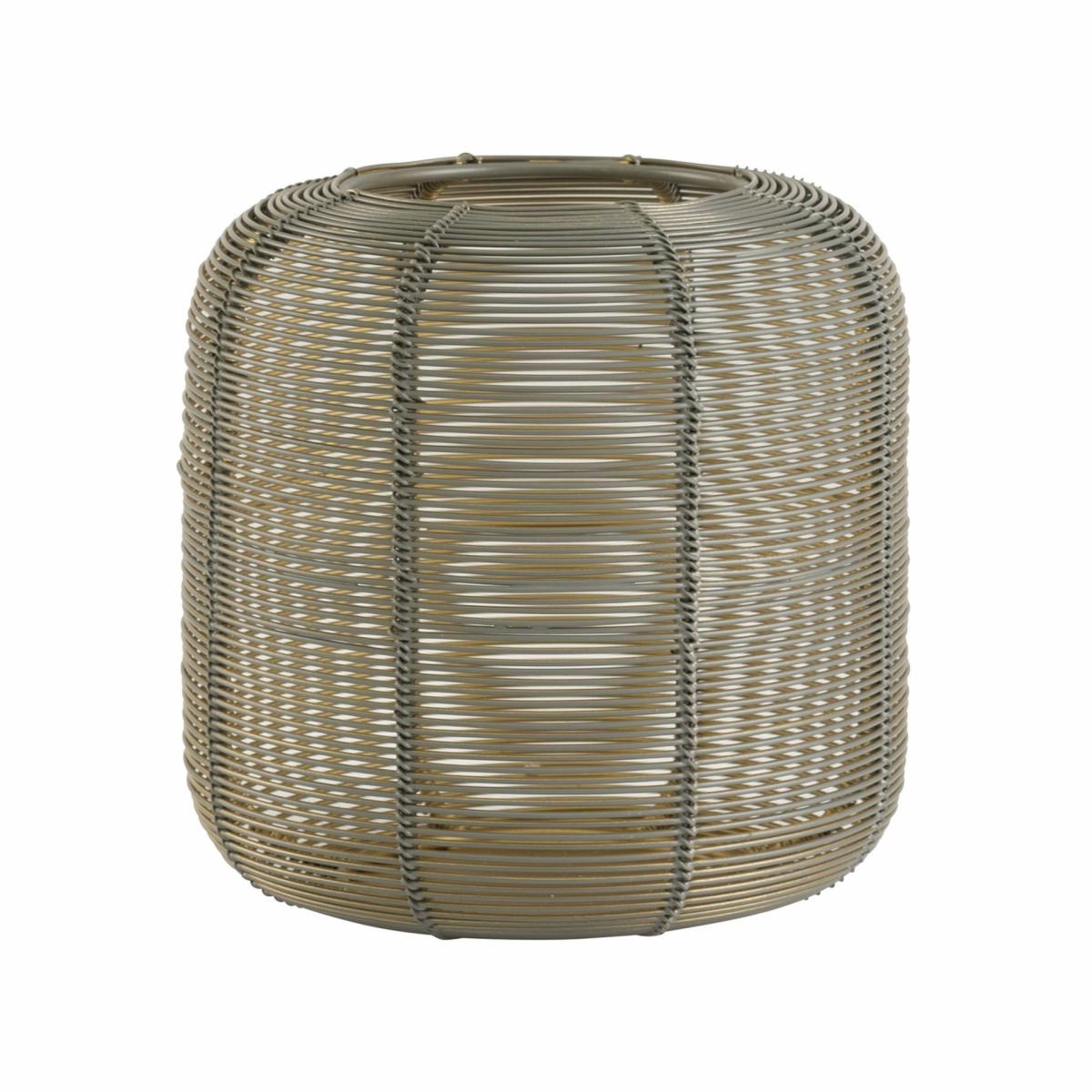 Lanterns & lanterns | Lantern Knokke Grey/Gold 16X16X16 Cm Home Accessories Lanterns & lanterns