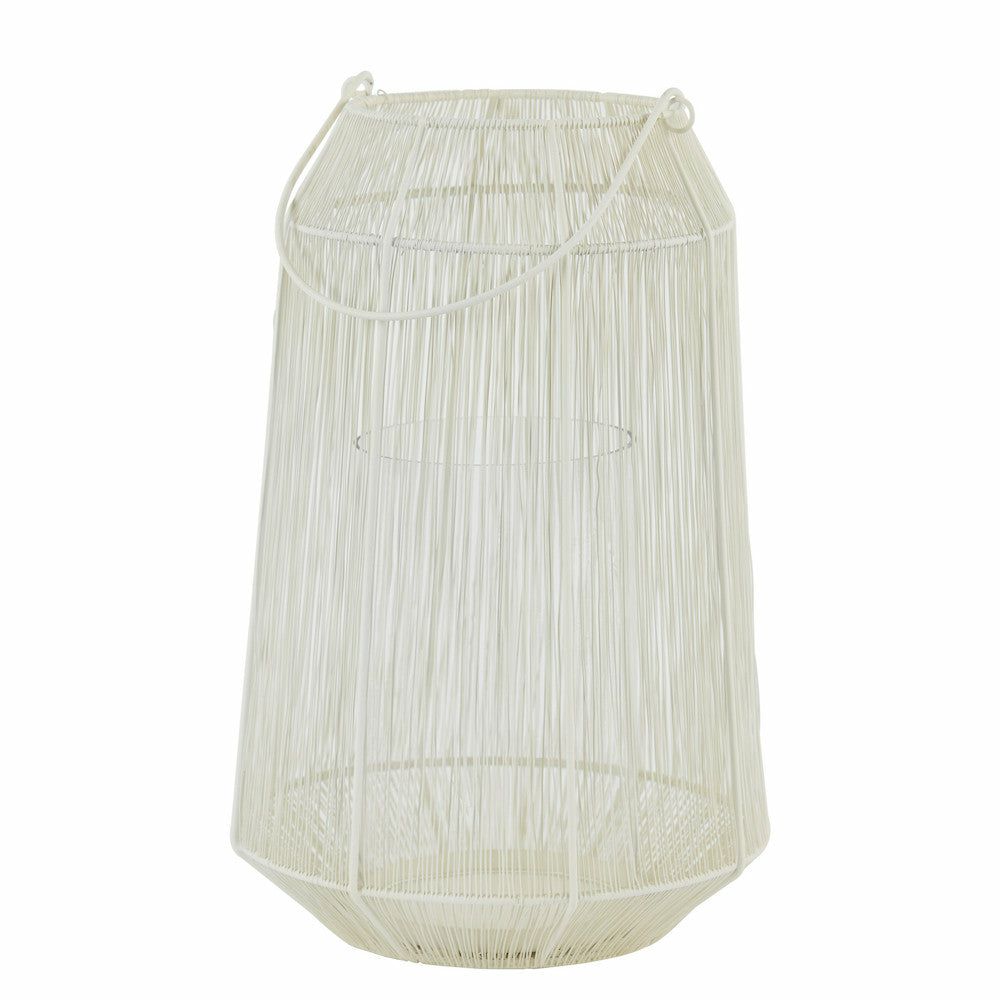 Lanterns & lanterns | Lantern Odina, Cream, Ø28X46 Cm Home Accessories Lanterns & lanterns