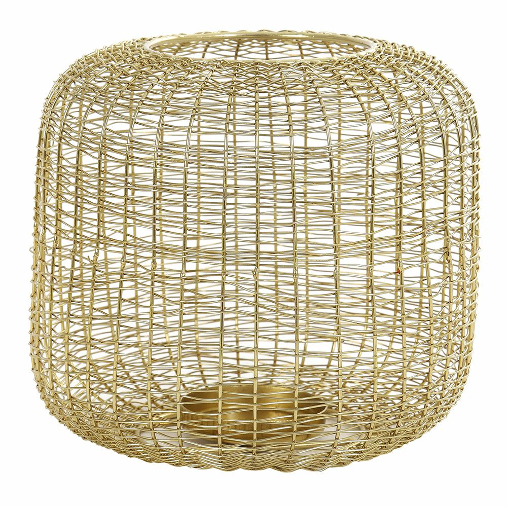 Lanterns & lanterns | Lantern Skoop Gold Ø19X17 Cm Home Accessories Lanterns & lanterns