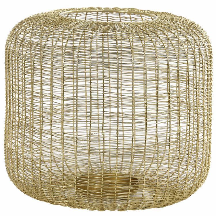 Lanterns & lanterns | Lantern Skoop Gold Ø26X23 Cm Home Accessories Lanterns & lanterns