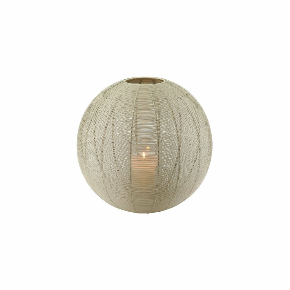 Lanterns & lanterns | Round Lantern Knokke – Sandstone Ø40 Cm Home Accessories Lanterns & lanterns