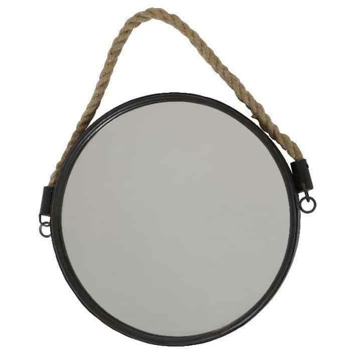 Mirror | Mirror Force Bronze With Rope Ø38 Cm Home Accessories Mirror