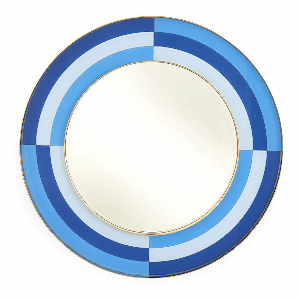 Mirror | Wall Mirror Harlequin Blue Ø91Cm Home Accessories Mirror