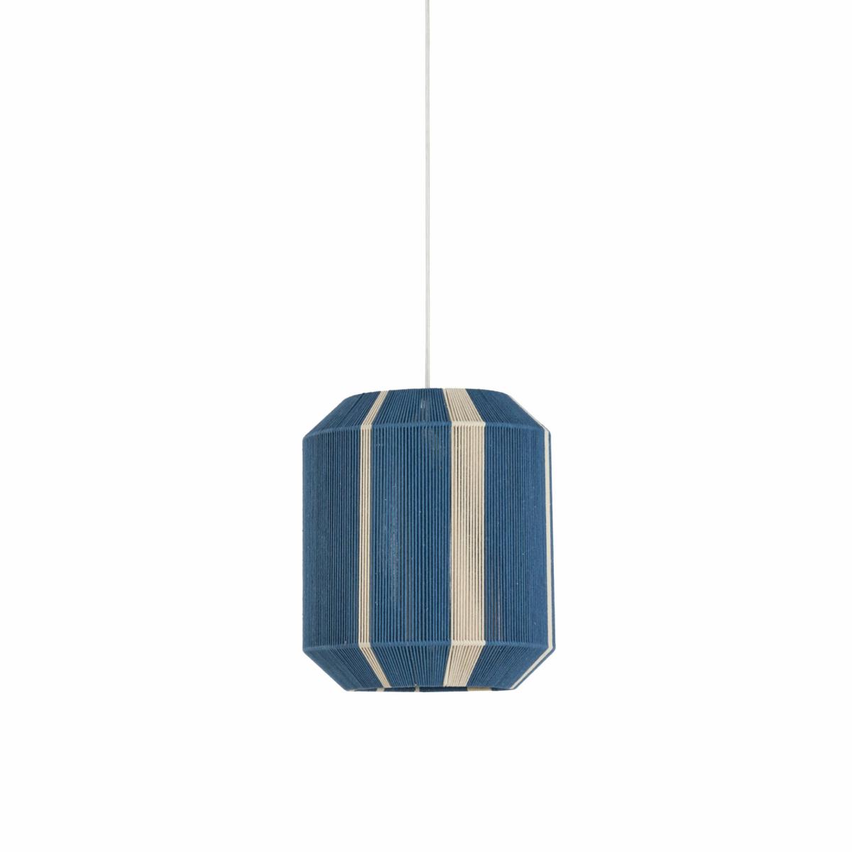 Pendant lights & hanging lights | Kozana Hanging Light In Blue/Cream Ø36X43 Cm Lamps & Lights Pendant lights & hanging lights