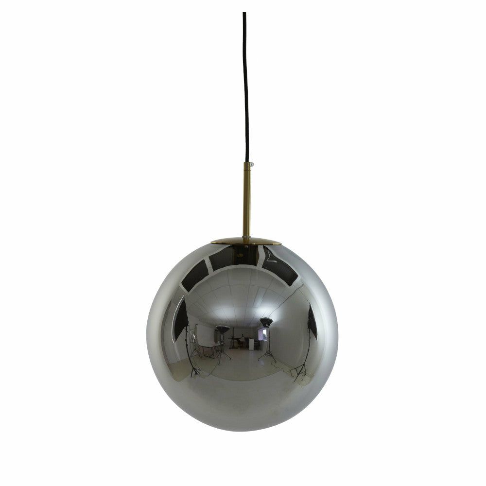 Pendant lights & hanging lights | Medina Hanging Light Antique Bronze-Black Ø40Cm Smoked Glass Lamps & Lights Pendant lights & hanging lights