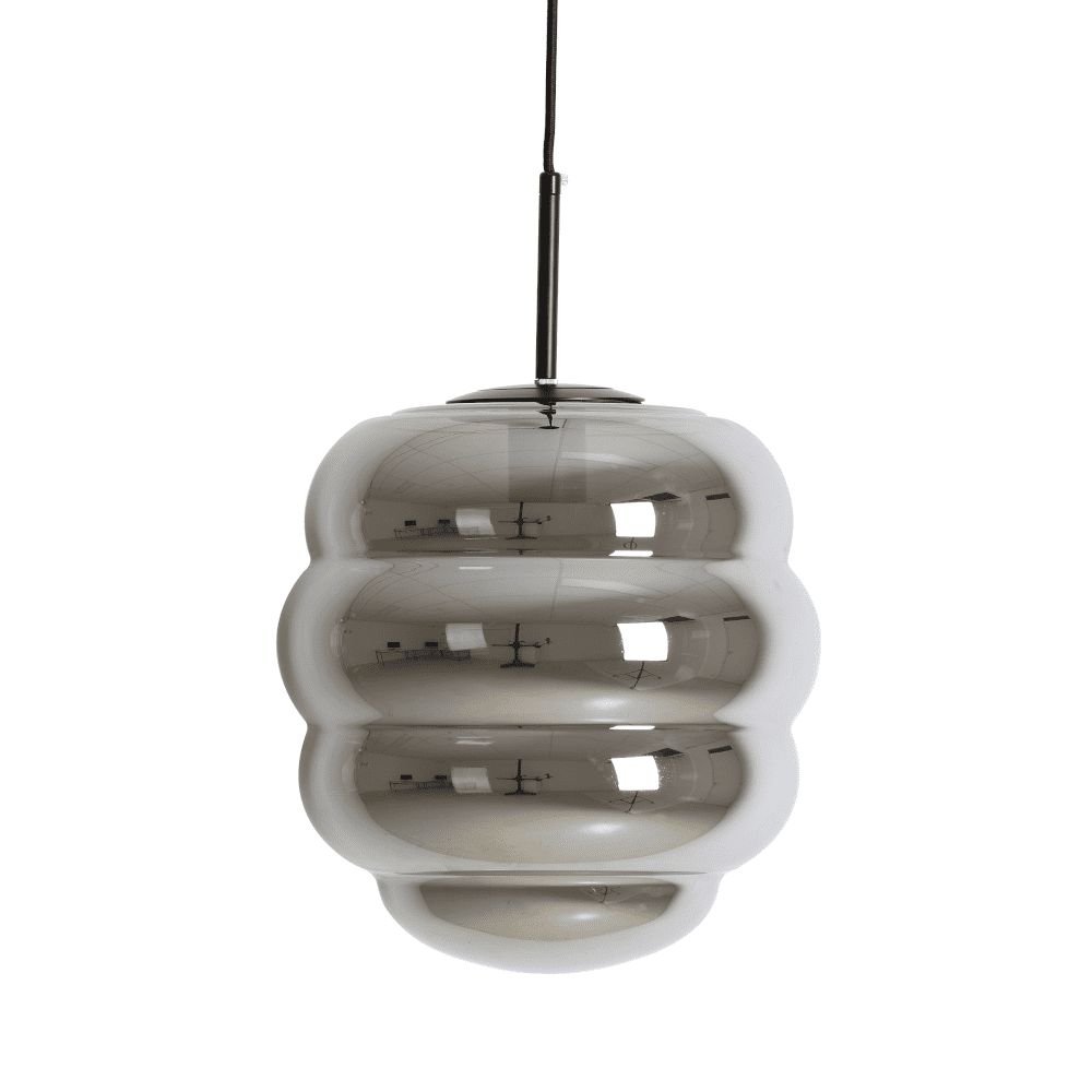 Pendant lights & hanging lights | Misty Hanging Light Smoked Glass Black Ø30X37Cm Lamps & Lights Pendant lights & hanging lights