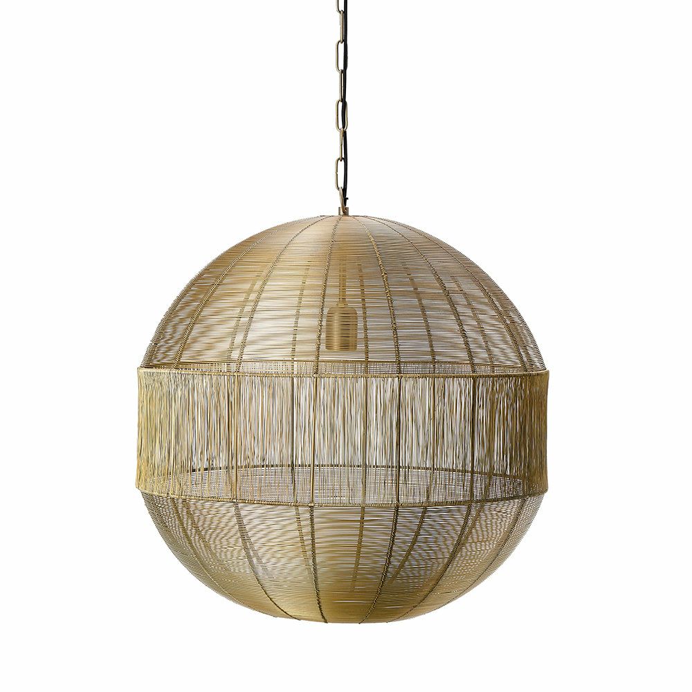 Pendant lights & hanging lights | Pilka Hanging Lamp Light Gold Ø55X56 Cm Lamps & Lights Pendant lights & hanging lights