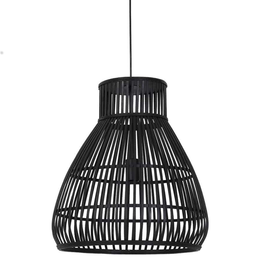 Pendant lights & hanging lights | Timaka Rattan Black Hanging Light Ø46X51 Cm Lamps & Lights Pendant lights & hanging lights