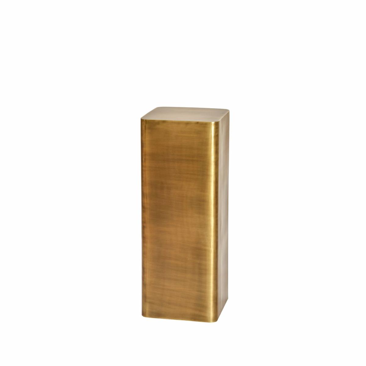 Pillars & Chests | Column Alurio Antique Bronze 30,5X30,5X80 Cm Furniture Pillars & Chests