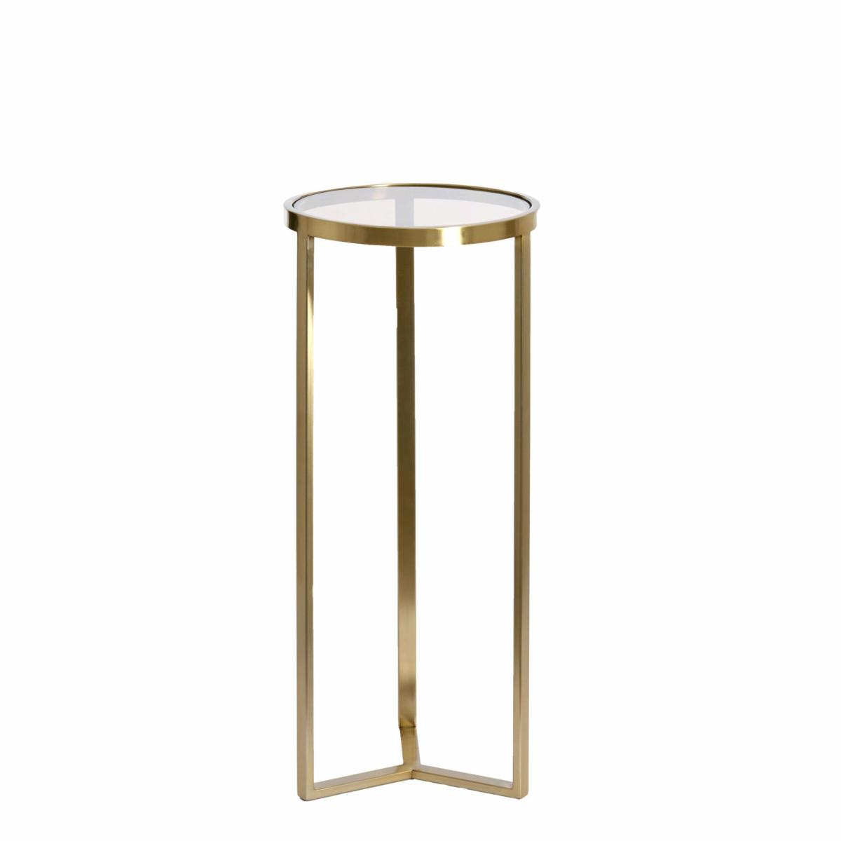 Pillars & Chests | Column Retiro Gold Glass Ø40X101Cm Furniture Pillars & Chests