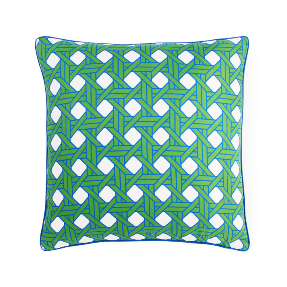 Pillow | Cushion Basketweave (Green) Basket Weave Pattern 45X45 Cm Home Accessories Pillow