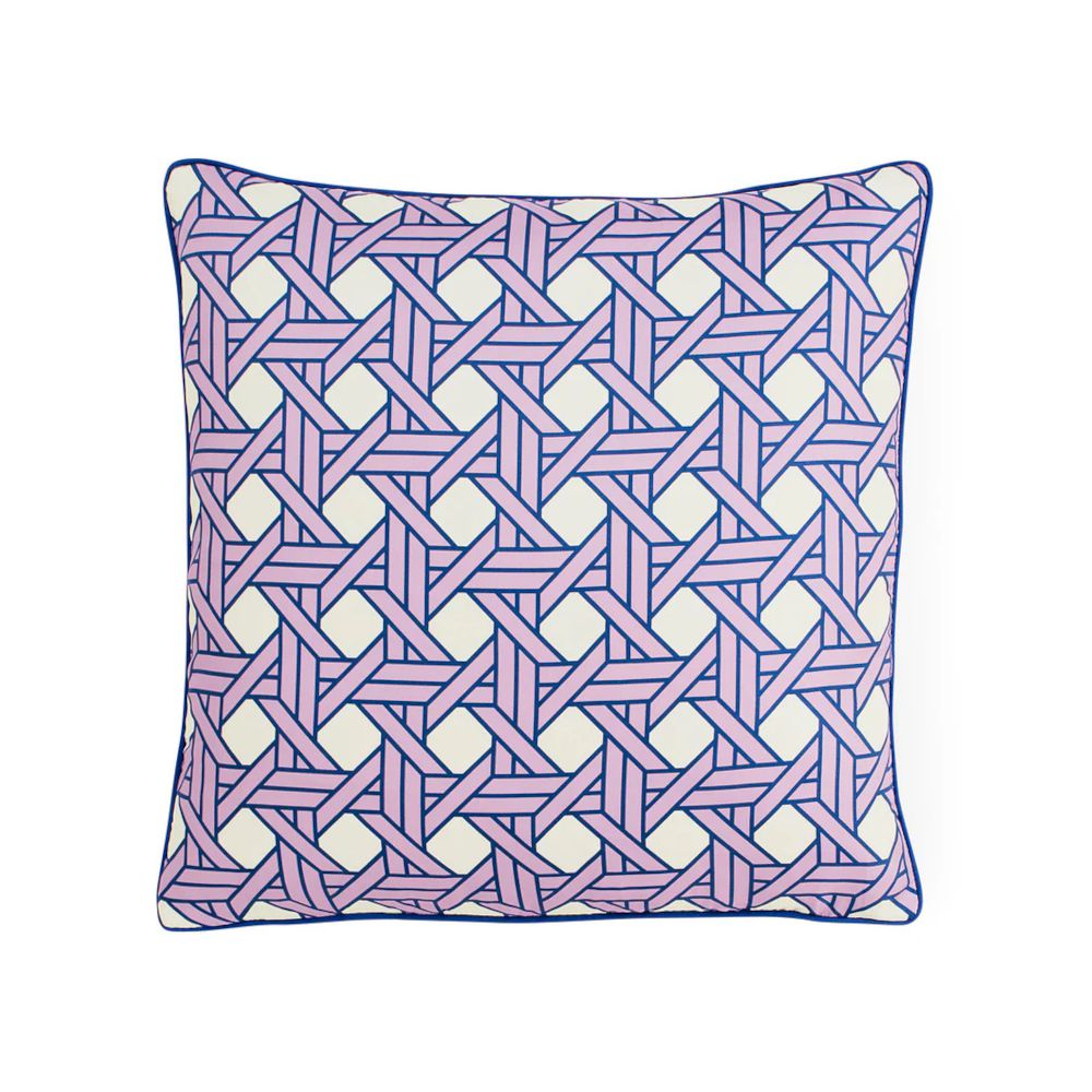 Pillow | Cushion Basketweave (Lavender) Basket Weave Pattern 40X40 Cm Home Accessories Pillow