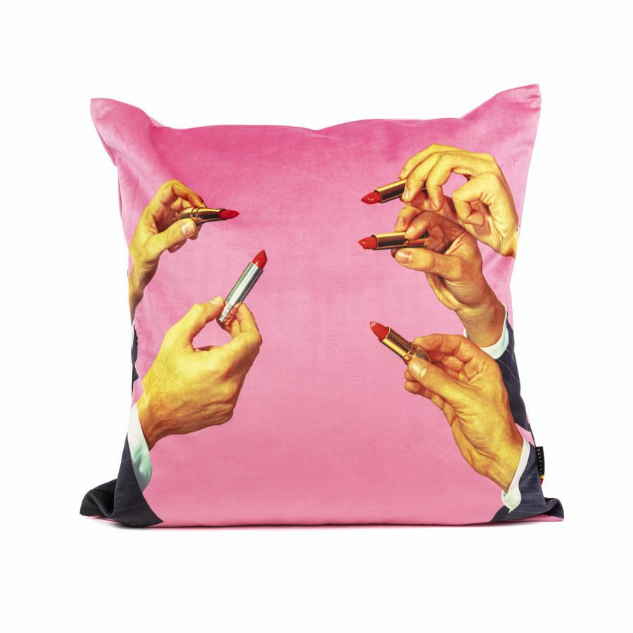 Pillow | Cushion Lipsticks Pink 50X50Cm Home Accessories Pillow