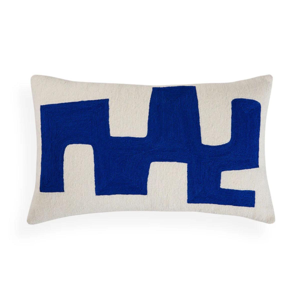 Pillow | Cushion Ojai Blocks Blue-White Home Accessories Pillow