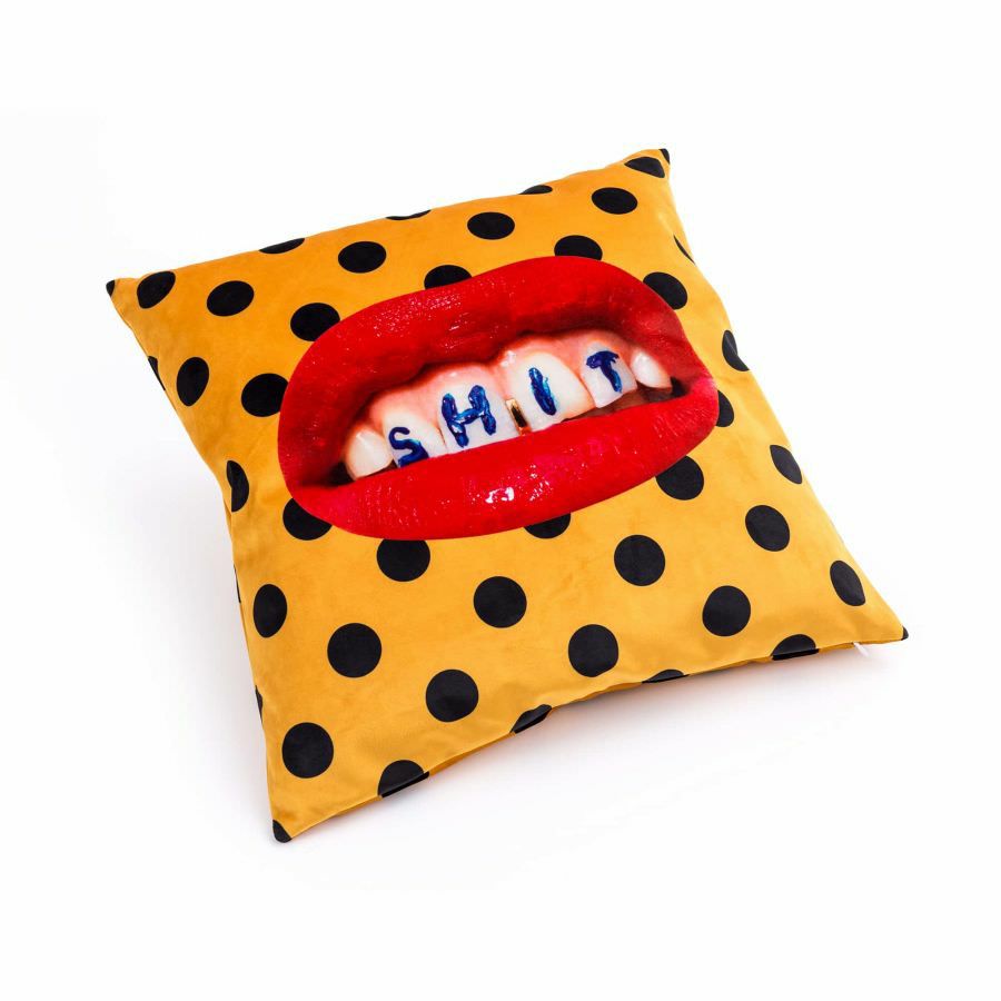 Pillow | Cushion Shit Yellow 50X50Cm Home Accessories Pillow