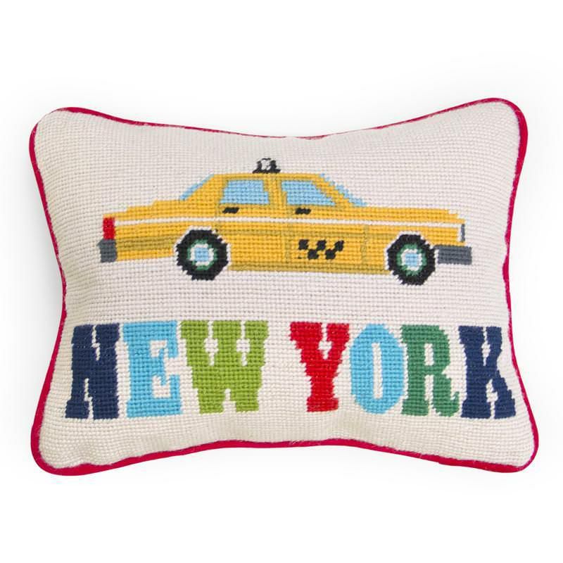 Pillow | Jet Set New York Cushion With Cotton Velvet Home Accessories Pillow