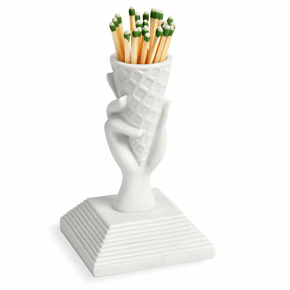 Sculptures & Figures | Decorative Figure I – Scream Match Strike In White Home Accessories Sculptures & Figures