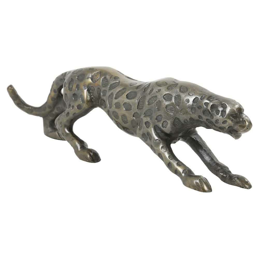 Sculptures & Figures | Decorative Figure Sisoko Panther Antique Bronze 50X10X12 Cm Home Accessories Sculptures & Figures