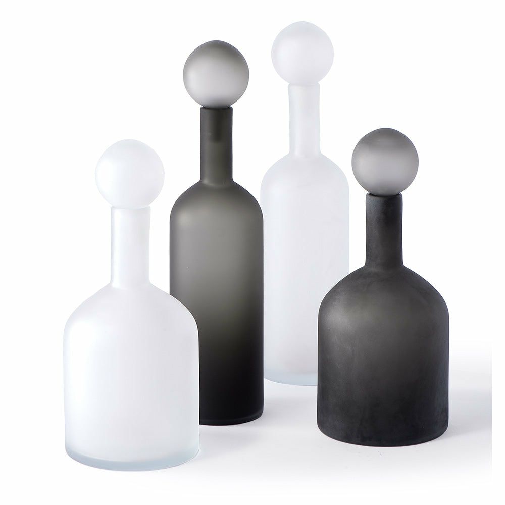 Sculptures & Figures | Decorative Glass Bottles Bubbles And Bottles Matt Home Accessories Sculptures & Figures