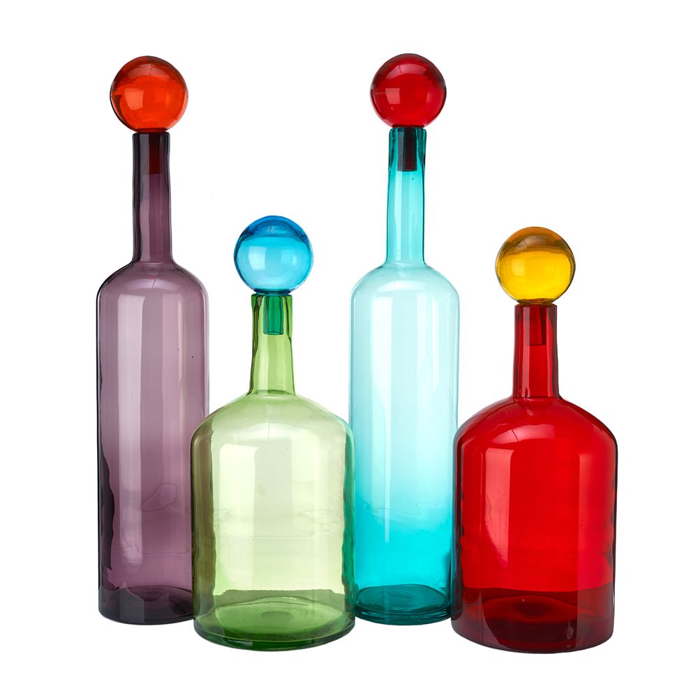 Sculptures & Figures | Decorative Glass Bottles Bubbles And Bottles Xxl Home Accessories Sculptures & Figures