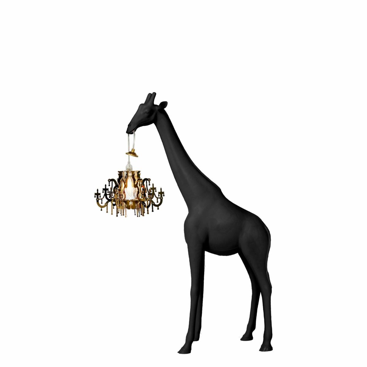 Sculptures & Figures | Floor Lamp Giraffe In Love Xs, H 1.0 Meter – Black Home Accessories Sculptures & Figures