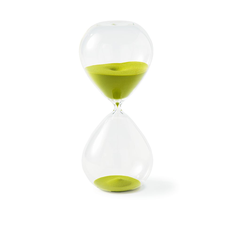 Sculptures & Figures | Hourglass Sandglass Ball Green, Ø15 X H38 Cm Home Accessories Sculptures & Figures