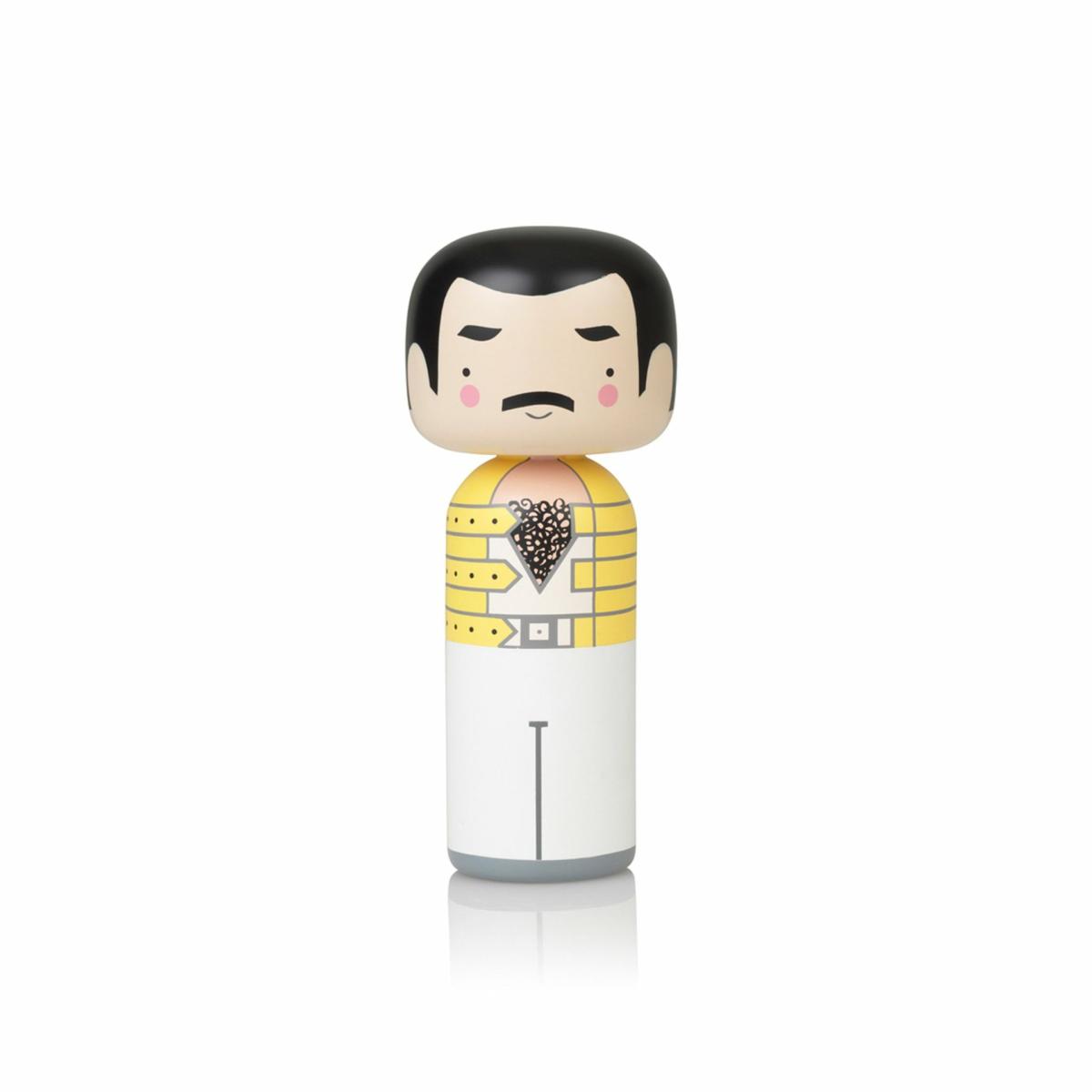 Sculptures & Figures | Kokeshi Doll Freddie Mercury 14.5Cm Home Accessories Sculptures & Figures