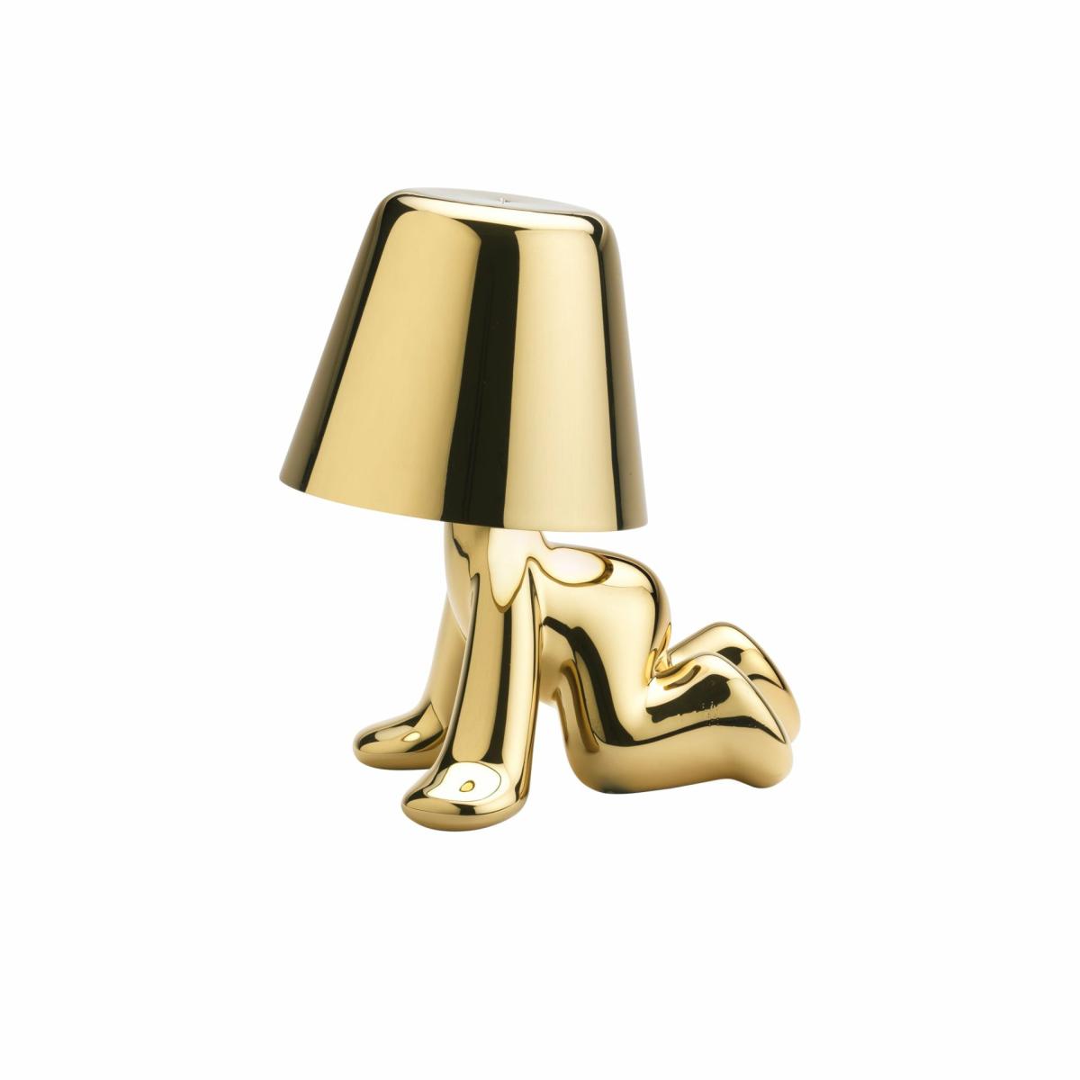 Sculptures & Figures | Led Table Lamp Golden Brother Ron Home Accessories Sculptures & Figures