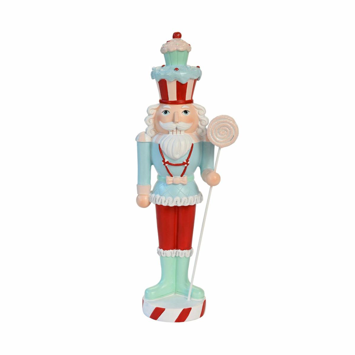 Sculptures & Figures | Nutcracker Noce Light Blue/Red 33,5Cm Home Accessories Sculptures & Figures