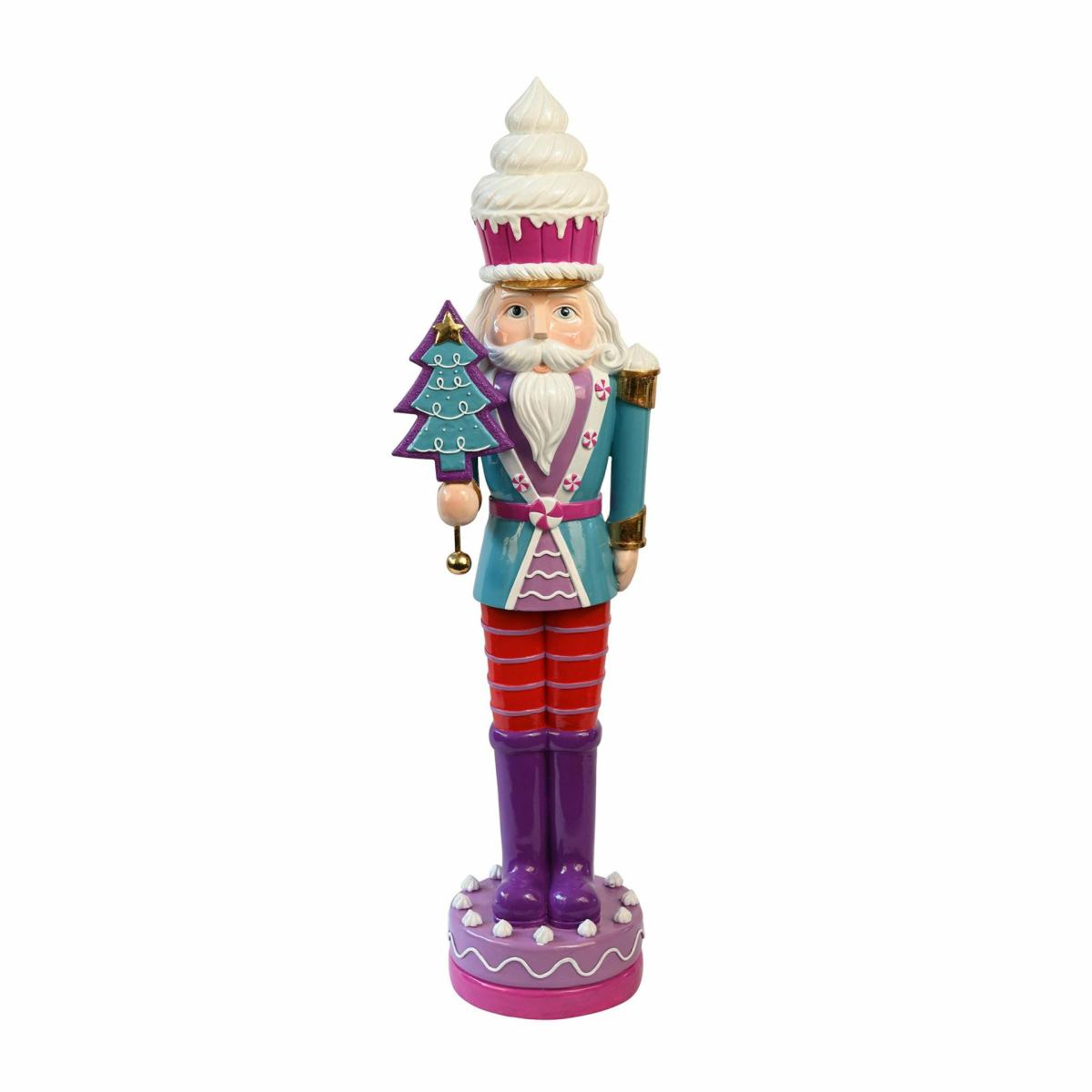 Sculptures & Figures | Nutcracker Noce Petrol/Purple 94Cm Home Accessories Sculptures & Figures