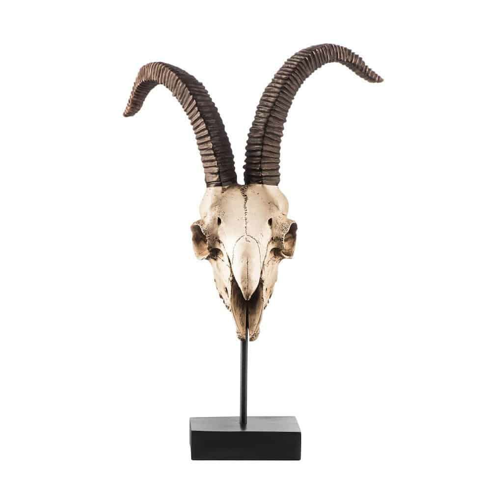 Sculptures & Figures | Sculpture Goat Goat Head Home Accessories Sculptures & Figures