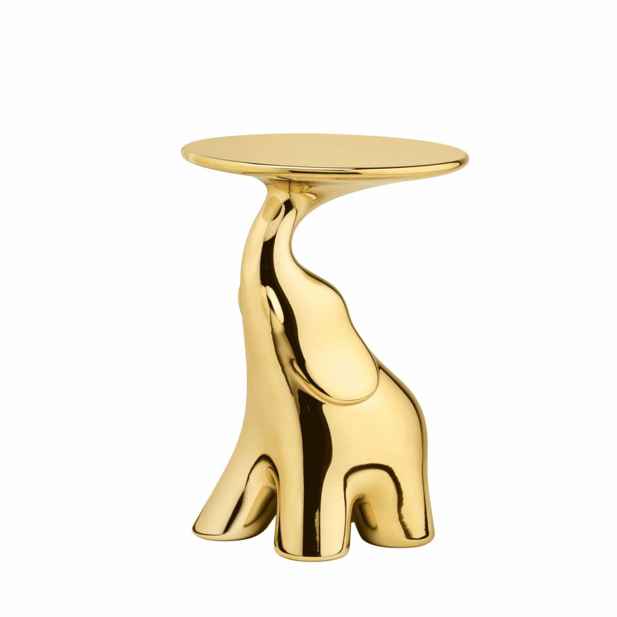 Sculptures & Figures | Side Table Pako Elefant Gold Home Accessories Sculptures & Figures