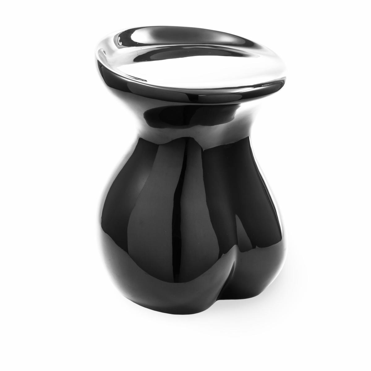 Sculptures & Figures | Stool Body Black 42.5X37.5X50 Cm Home Accessories Sculptures & Figures