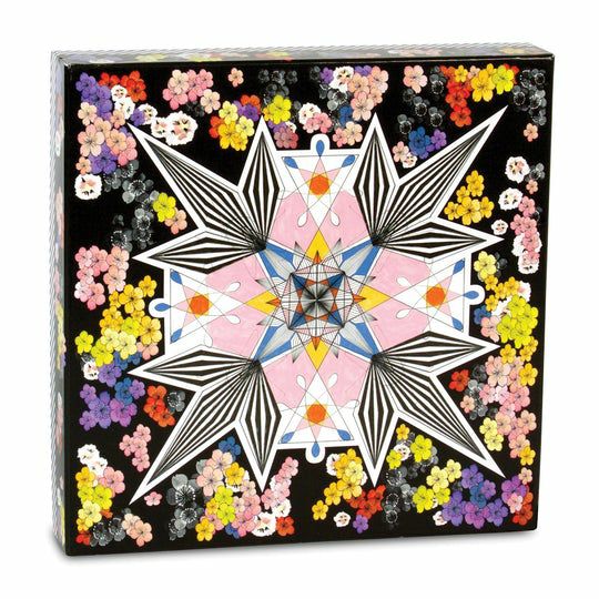 Sculptures & Figures | Two-Sided Puzzle Flowers Galaxy 500 Pieces Home Accessories Sculptures & Figures