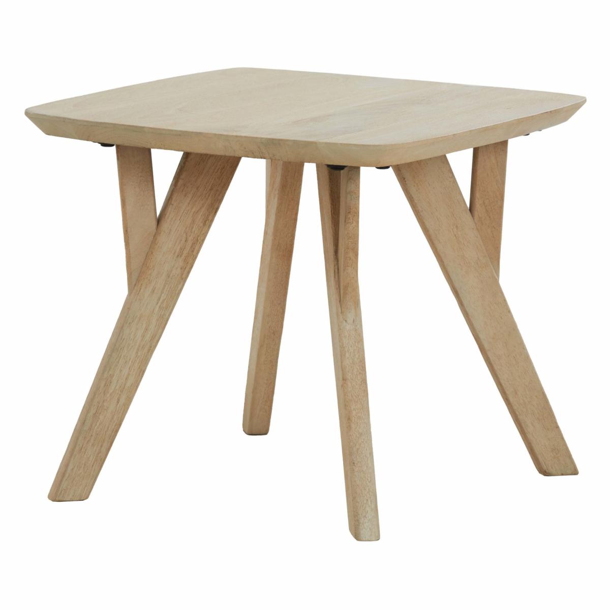 Side tables | Side Table Quenza Mango Wood, Natural Ø50X42 Cm Furniture Side tables