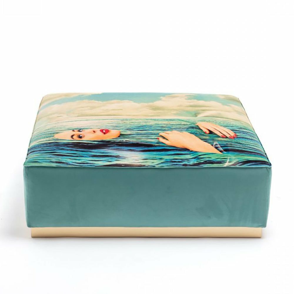 Stools & Poufs | Modular Pouf Seagirl Blue, Turquoise Furniture Stools & Poufs