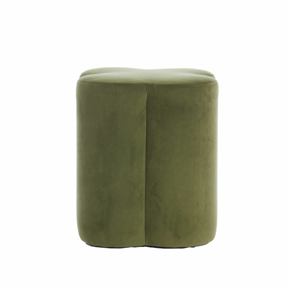 Stools & Poufs | Pouf Nalani 38X38X45Cm Velvet Olive Green Furniture Stools & Poufs