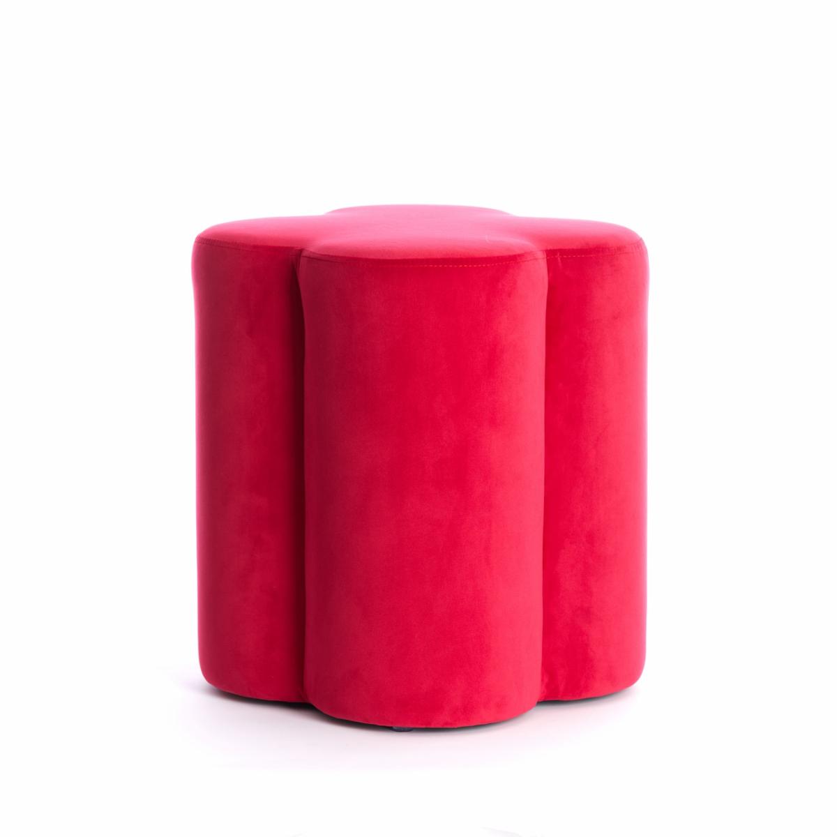 Stools & Poufs | Pouf Nalani Velvet Fuchsia 38X38X45Cm Furniture Stools & Poufs