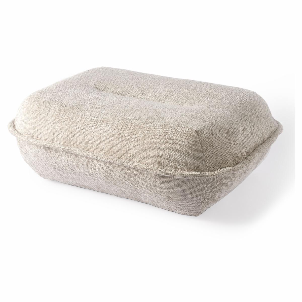 Stools & Poufs | Seat Pouf Puff Cream 95X80X35Cm Furniture Stools & Poufs