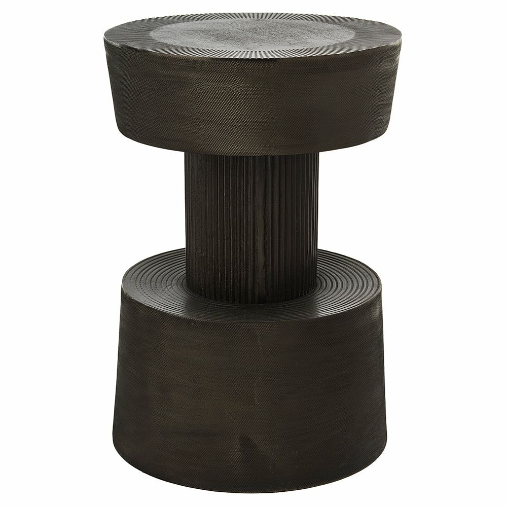 Stools & Poufs | Side Table/Stool Nut Stool Dark Grey Furniture Stools & Poufs