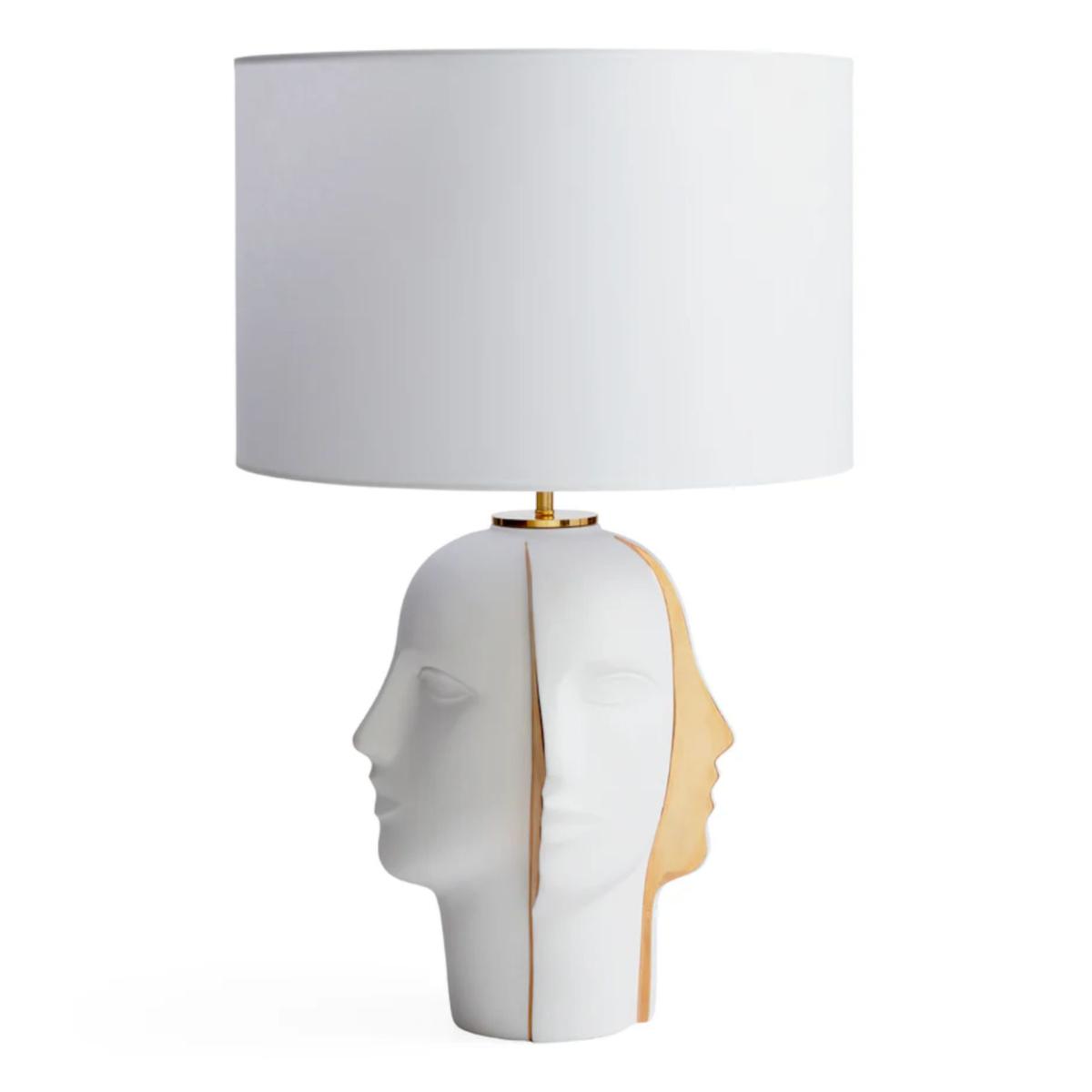 Table lamps & table lights | Table Lamp Atlas Split In White Lamps & Lights Table lamps & table lights