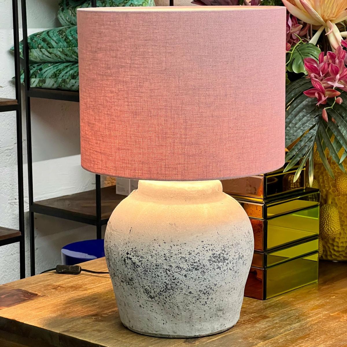 Table lamps & table lights | Table Lamp Bloom Antique Pink Lamps & Lights Table lamps & table lights