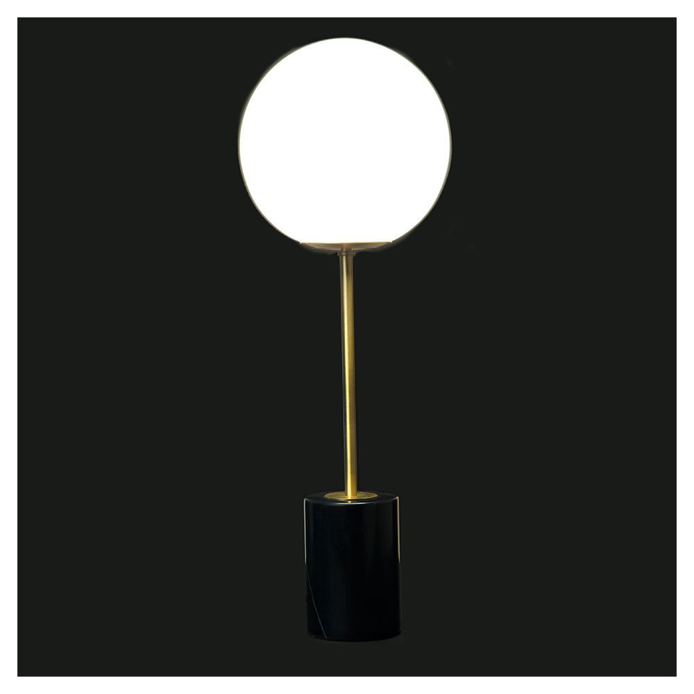 Table lamps & table lights | Table Lamp Full Moon Black-Gold Ø20X56 Cm Lamps & Lights Table lamps & table lights