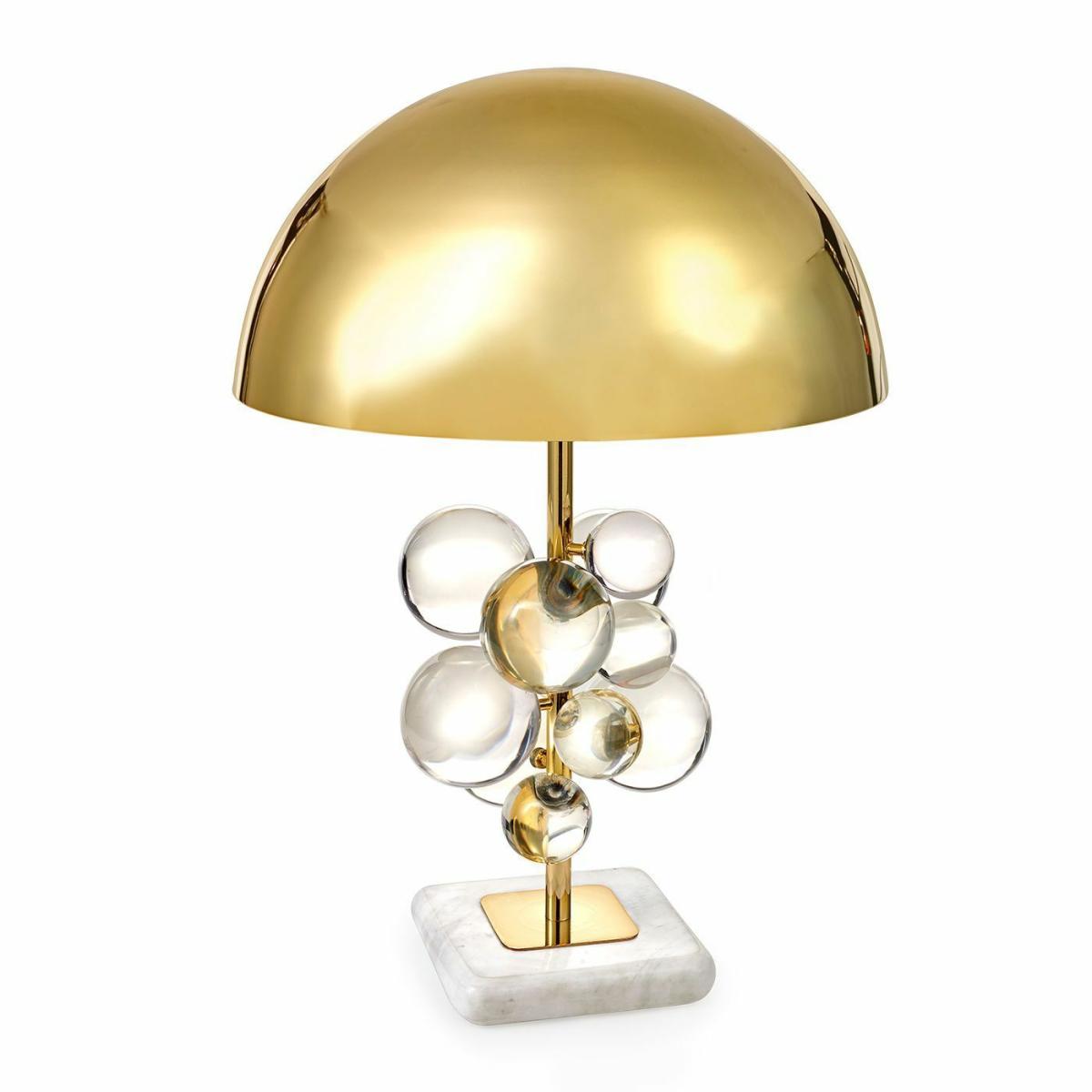 Table lamps & table lights | Table Lamp Globo Lamp Clear + Marble Lamps & Lights Table lamps & table lights