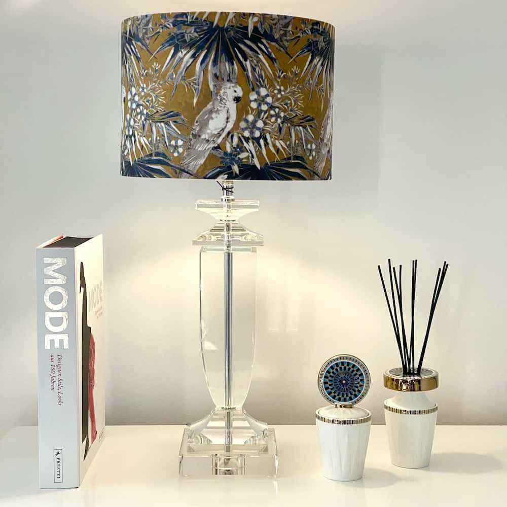 Table lamps & table lights | Table Lamp Hornavan Glass Parrot Ocher 60Cm Lamps & Lights Table lamps & table lights