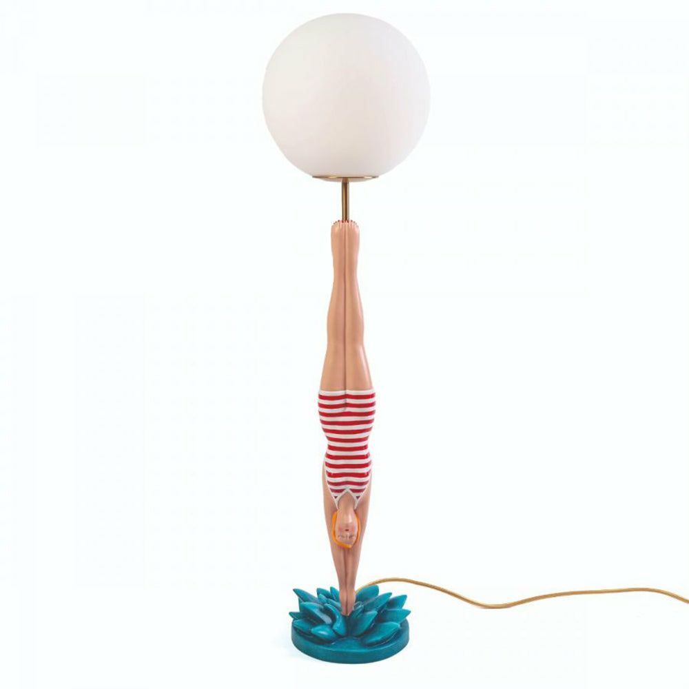 Table lamps & table lights | Table Lamp Lady Diver Red Lamps & Lights Table lamps & table lights