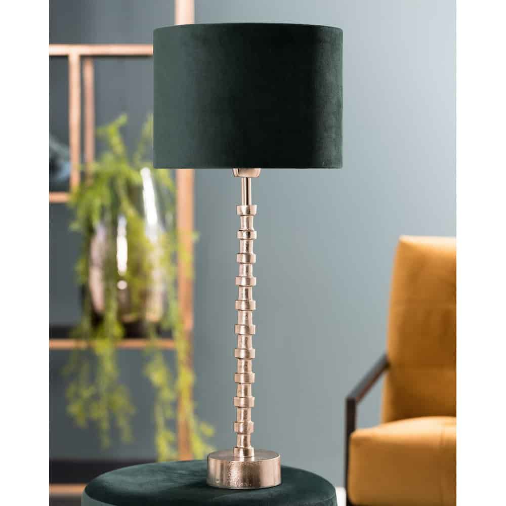 Table lamps & table lights | Table Lamp Malinda Gold-Black Velor 80 Cm Lamps & Lights Table lamps & table lights