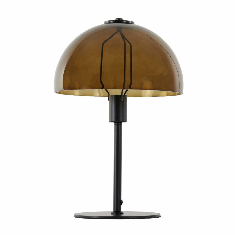 Table lamps & table lights | Table Lamp Mellan Matt Black-Brown Ø30X45Cm Lamps & Lights Table lamps & table lights