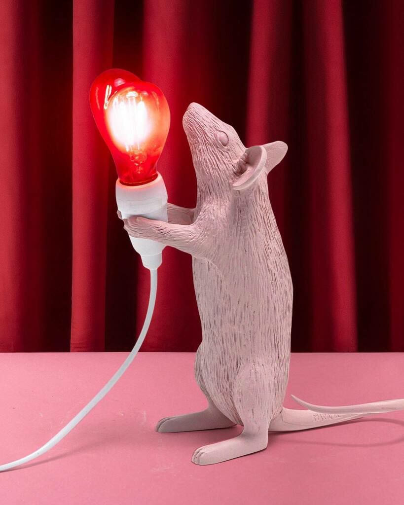 Table lamps & table lights | Table Lamp Mouse Love 6.2X21 With Usb Lamps & Lights Table lamps & table lights