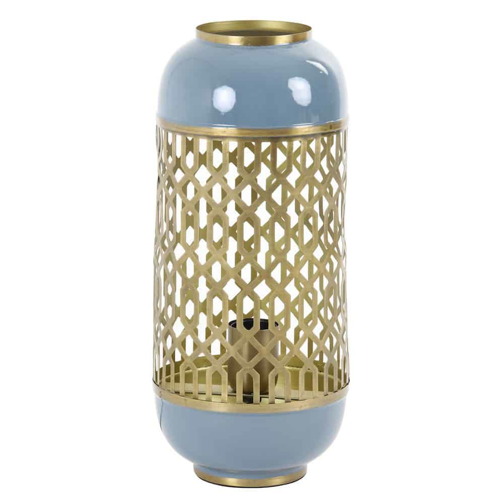 Table lamps & table lights | Table Lamp Rohat Blue, Golden Pattern – Ø17X37Cm Lamps & Lights Table lamps & table lights